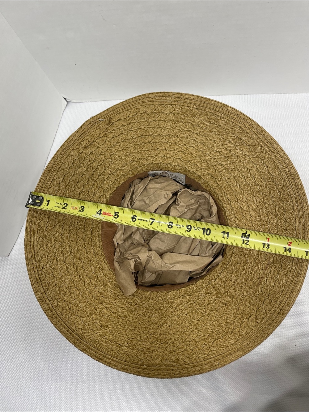Cappelli Straw Sun Hat Multicolor Crochet Flowers - Women’s UPF NEW NWT - Picture 12 of 12